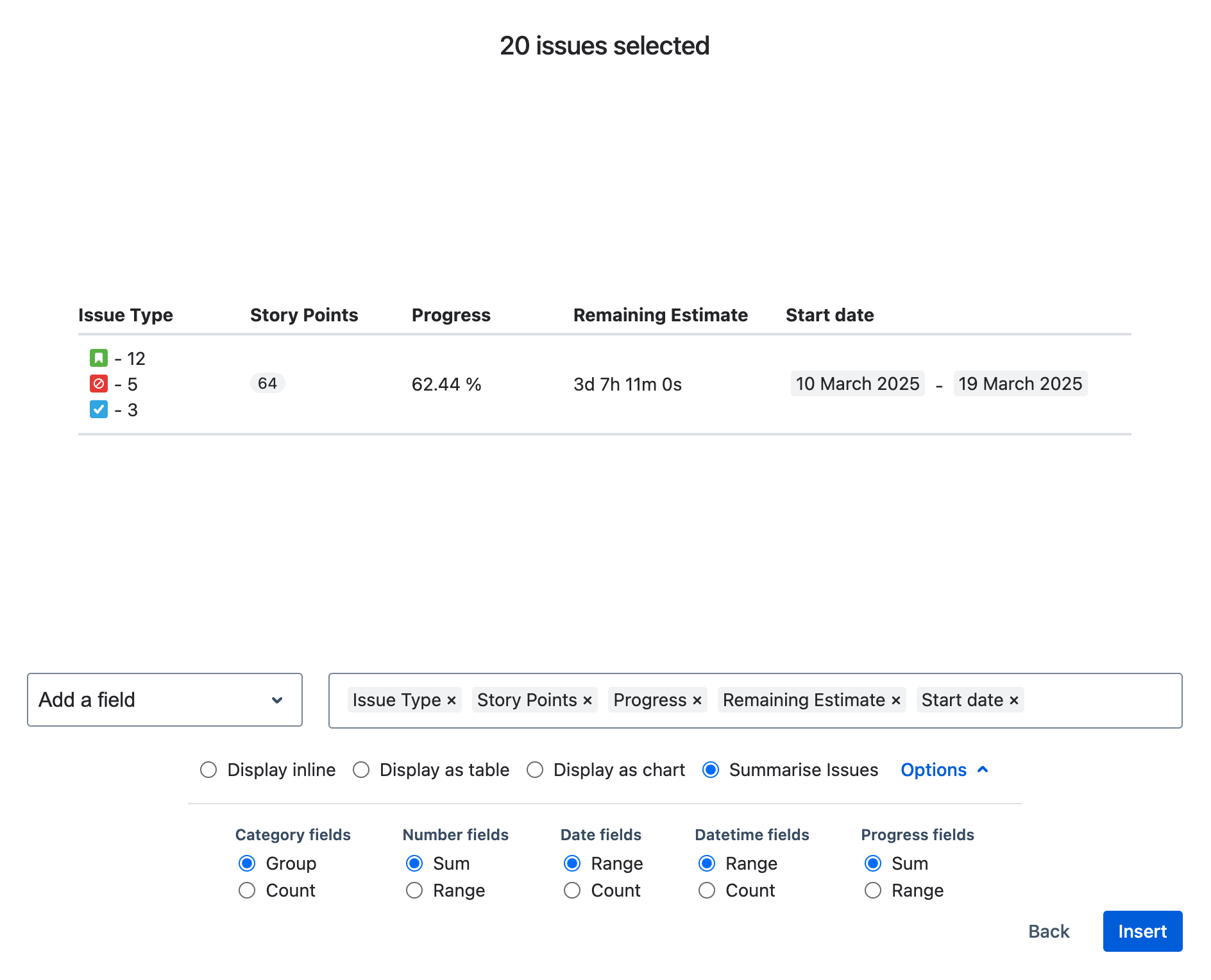 Embed an automated issue summary - Advanced Issue Macro docs